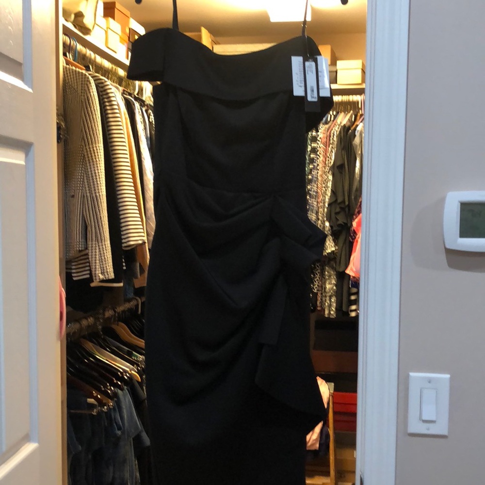 Women’s black evening dress